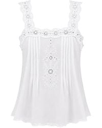 Xirena - Haut Abby À Plis Cousus En Broderie Anglaise - Lyst