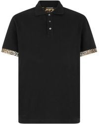 Roberto Cavalli - Poloshirt Mit Jaguar-Print - Lyst