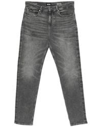 BOSS - Vaqueros Maine De Corte Regular - Lyst