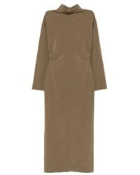 Nanushka - Drapiertes Jamson Midikleid mit Rollkragen - Lyst