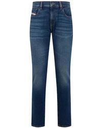 DIESEL - Faded Straight-Leg Jeans - Lyst