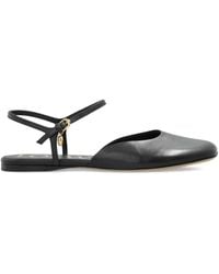 Loewe - Ankle-Strap Leather Trainers - Lyst