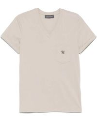 Lorena Antoniazzi - Star-Appliqué T-Shirt - Lyst