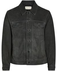 Officine Generale - Suede Jacket - Lyst