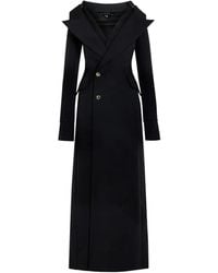 A.W.A.K.E. MODE - Double-Breasted Off-Shoulder Coat - Lyst