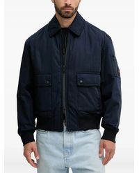 BOSS - Chaqueta bómber con bolsillos de parche - Lyst