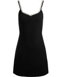 Alice + Olivia - Eve Mini-Jurk Met Verfraaide Afwerking - Lyst