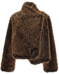 BB COUTURE - Veste Susan En Fourrure Artificielle - Lyst