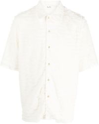 Séfr - Frilled Short-sleeved Shirt - Lyst