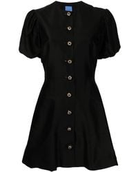 Macgraw - Robe Courte Sorbet En Soie - Lyst