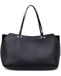 Pollini - Logo-Debossed Panelled Tote Bag - Lyst