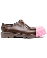 Camper - Junction Two-tone Lace-up Loafers - Lyst