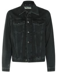 Canali - Flap-Pockets Denim Jacket - Lyst
