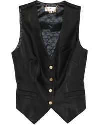 Elisabetta Franchi - Button-Up Waistcoat - Lyst