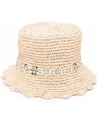 Rabanne - Sombrero de verano con detalles - Lyst