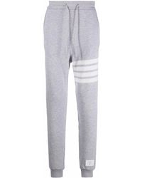 Thom Browne - Pantaloni Sportivi Con Dettaglio A 4 Righe - Lyst