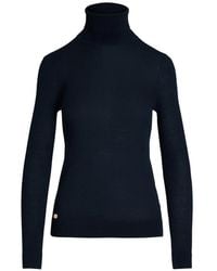 Ralph Lauren - Logo-Plaque Turtleneck Sweater - Lyst