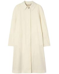 Burberry - Long Tropical Gabardine Car Coat - Lyst