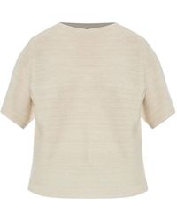 Fabiana Filippi - Round Neck T-Shirt - Lyst