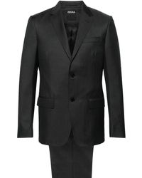Zegna - Single-breasted Wool-blend Suit - Lyst