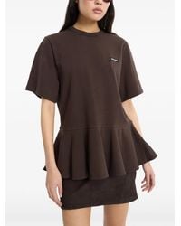 ROTATE BIRGER CHRISTENSEN - T-Shirt À Design Péplum - Lyst