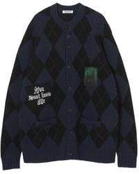 Undercover - Diamond-Pattern Cardigan - Lyst