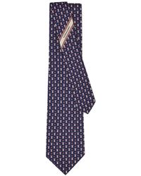Ferragamo - Fido Print Silk Tie - Lyst