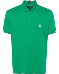 Tommy Hilfiger - Embroidered-logo Polo Shirt - Lyst