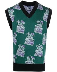 Rassvet (PACCBET) - Clown-Intarsia Knitted Vest - Lyst