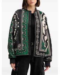 adidas - X Fram Varsity Patterned Zip Jacket - Lyst