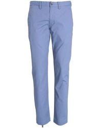 Polo Ralph Lauren - Cotton Straight-Leg Trousers - Lyst