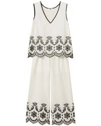 Twinset - Ensemble De Pyjamas Brodés (Lot De Deux) - Lyst