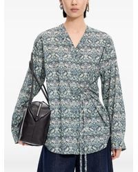 JNBY - Floral-Print Blouse - Lyst