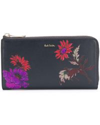 Paul Smith WOMENS Small Floral ZIP AROUND PURSE New