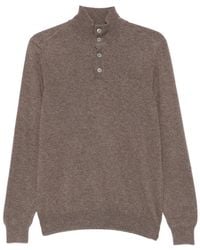 Fedeli - Polo De Manga Larga Con Botones - Lyst