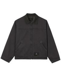 FIVE CM - Spread-Collar Logo-Patch Jacket - Lyst