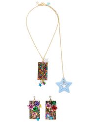 Amir Slama - Star-Appliqué Necklace Earrings Set - Lyst
