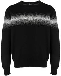 Herno - Spray-Paint Effect Knit Sweatshirt - Lyst