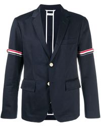 Thom Browne - Unconstructed Grosgrain Armband Sport Coat - Lyst