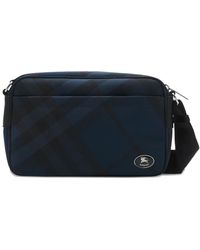 Burberry - Slim Grid Crossbody Bag​ - Lyst