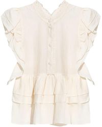Munthe - Ruffled Blouse - Lyst