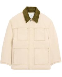 Ami Paris - Gewatteerd Katoenen Jack - Lyst