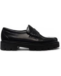 G.H. Bass & Co. - Weejuns Grace Super Lug Penny Loafers - Lyst