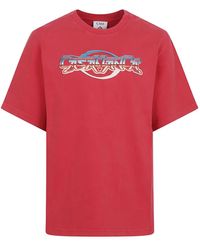 CASABLANCA - Camiseta de algodón con logo estampado - Lyst