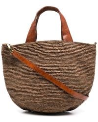 IBELIV - Woven Basket Tote - Lyst
