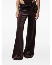 ANDAMANE - Boney Draped Wide-Leg Trousers - Lyst
