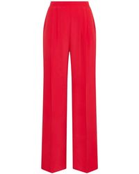 Maliparmi - Pleat Fluid Crepe Trousers - Lyst