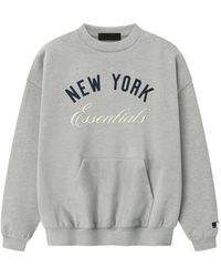 Fear Of God - Essentials Logo-Print Sweatshirt - Lyst