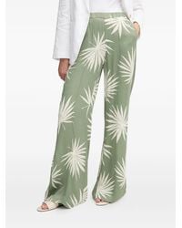 Ouí - Floral Palazzo Pants - Lyst