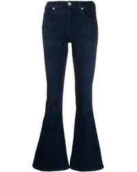 Citizens of Humanity High Rise Flared Leg Jeans - Blue